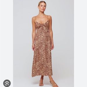 RESA Kaitlyn midi in Paris Cheetah print